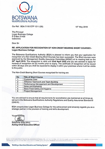 Accreditations – Logan Business College